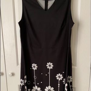 XL Black & White Summer Dress